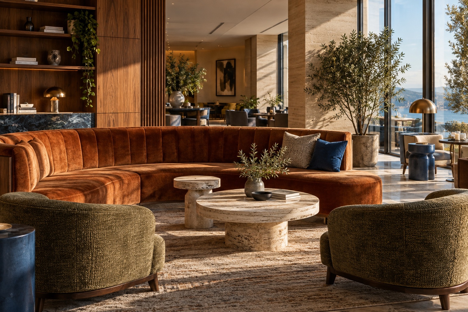 Hospitality concept with Parker contract textiles